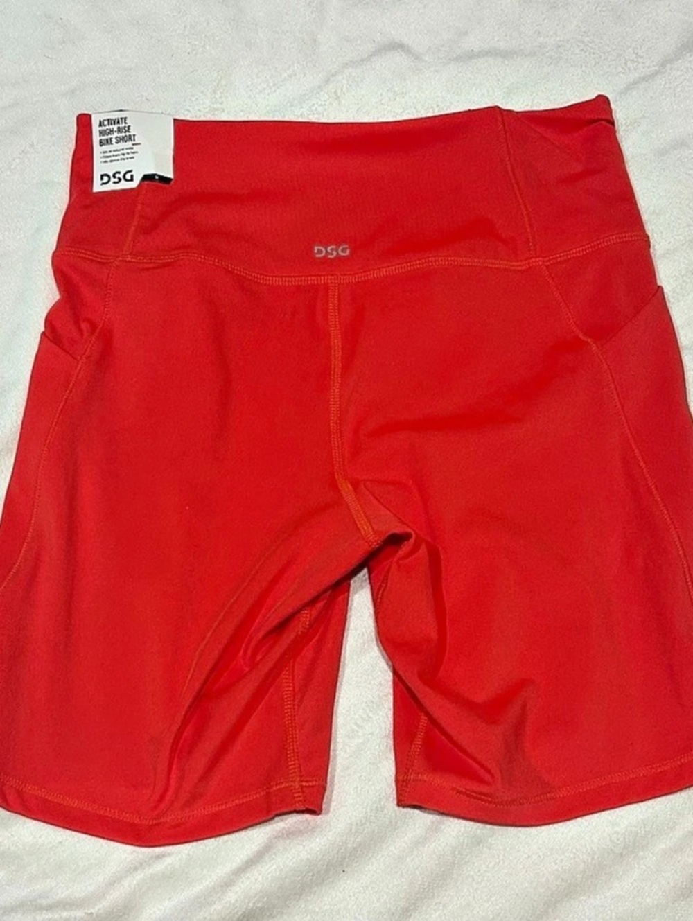 DSG Activate High-Rise Bike Short coral Size medium